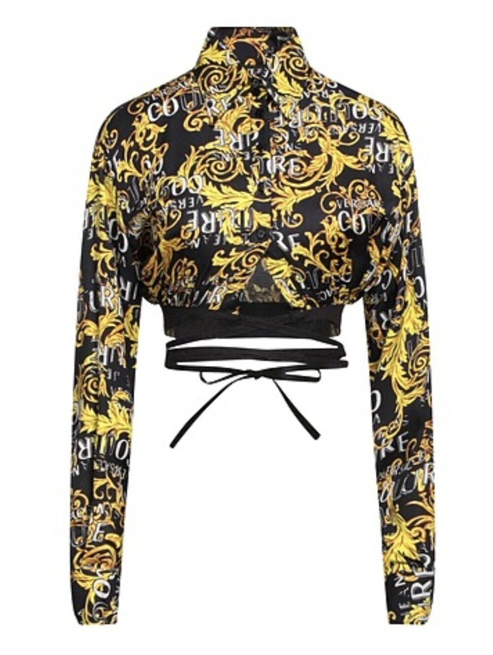 NWT Logo Baroque VERSACE Cropped Shirt Jacket Bolero XS, S / 40 Barocco Print 38